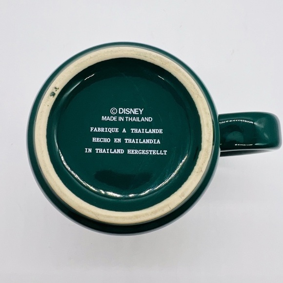 DISNEY HUNTER GREEN DISNEY UNIVERSITY MUG WITH MICKEY MOUSE - Picture 6 of 9